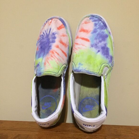 Nike Court Legacy Shoes Women's Size 9 Sneakers CZ1752 900 Slip On Tie Dye - Picture 6 of 7